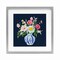 Stupell Industries Spring Chinoiserie Vase Framed Print Under Glass, design by Yen